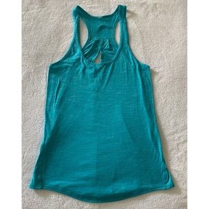 Lululemon Salute The Sun Tank Top Turquoise size 4